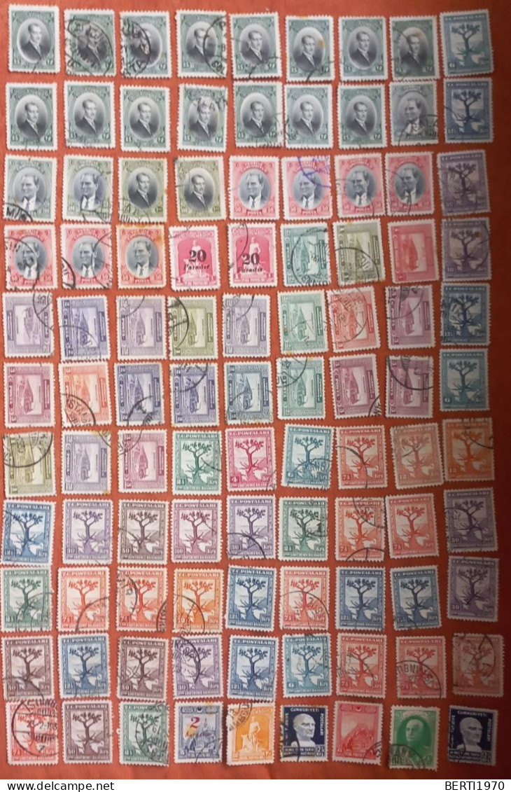TURQUIA Lote De 99 Sellos Usados - Used Stamps