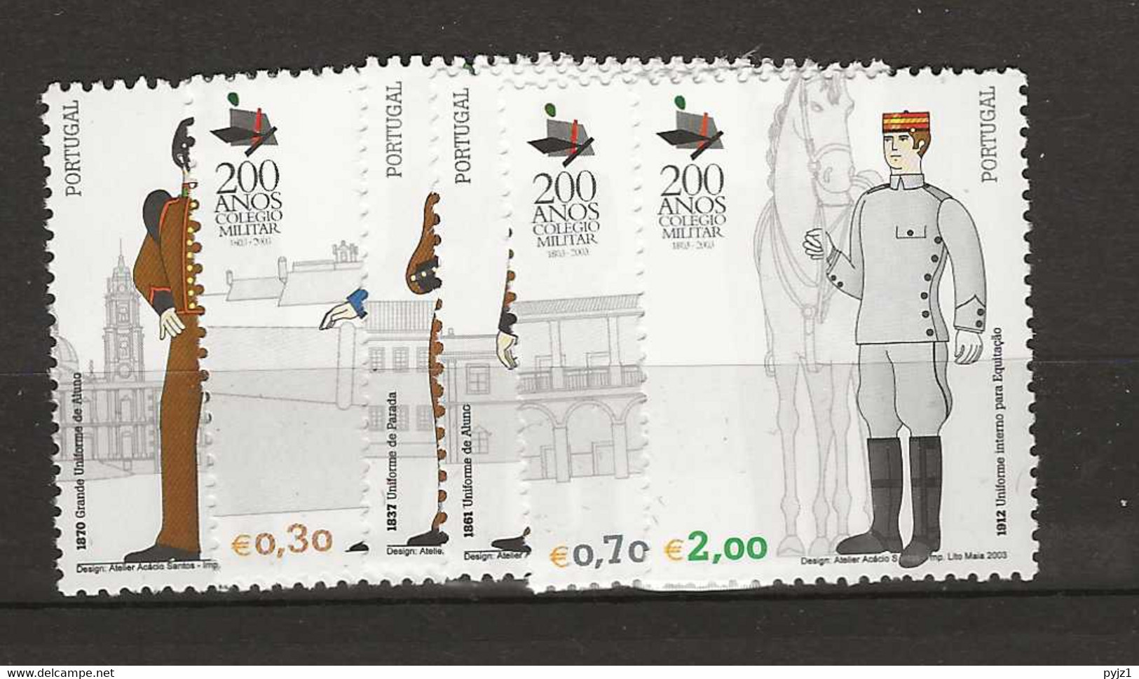 2003 MNH Portugal, Mi 2634-39  Postfris** - Unused Stamps
