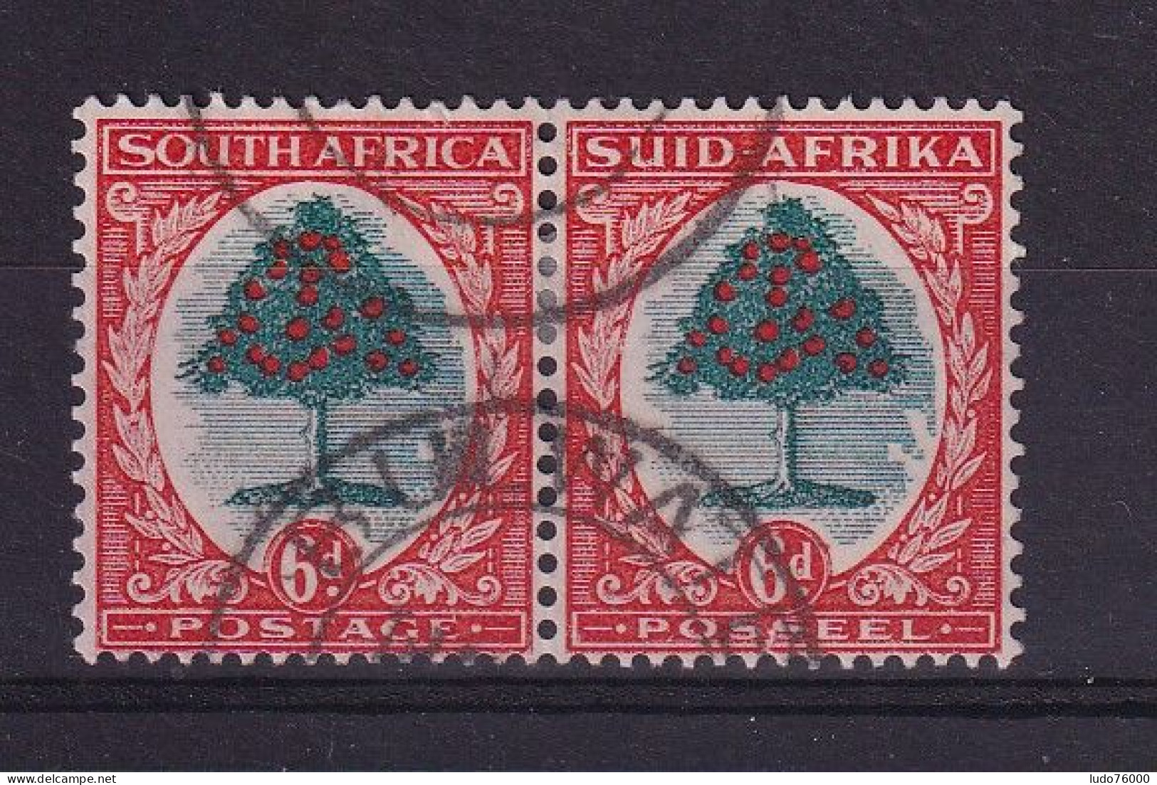 D 783 / AFRIQUE DU SUD / N° 89/91 PAIRE  TYPE II - Gebruikt