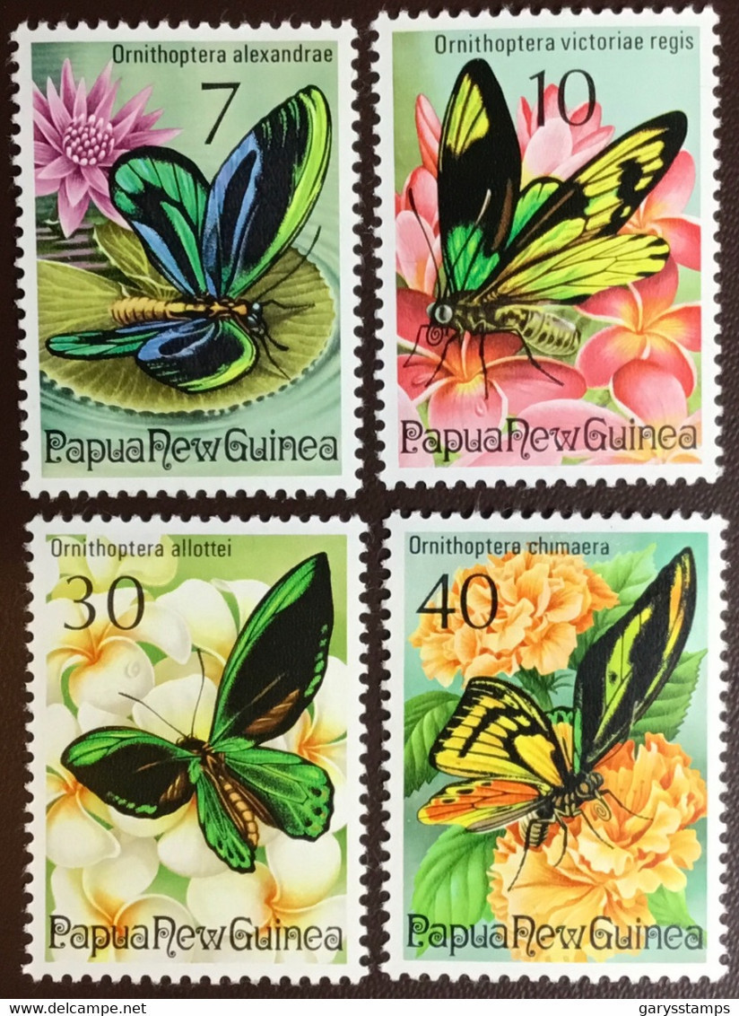 Papua New Guinea 1975 Birdwing Butterflies MNH - Papillons