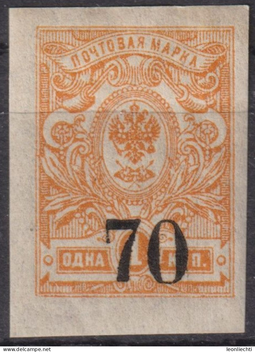 1919 Russland >Sibirien Und Fernost Omsk Kolchak Army ** Mi:RU-OM 3B, Sn:RU-OM 9, Yt:RU-OM 9, Sg:RU-OM 3a, Un:RU-OM 9 - Sibirien Und Fernost