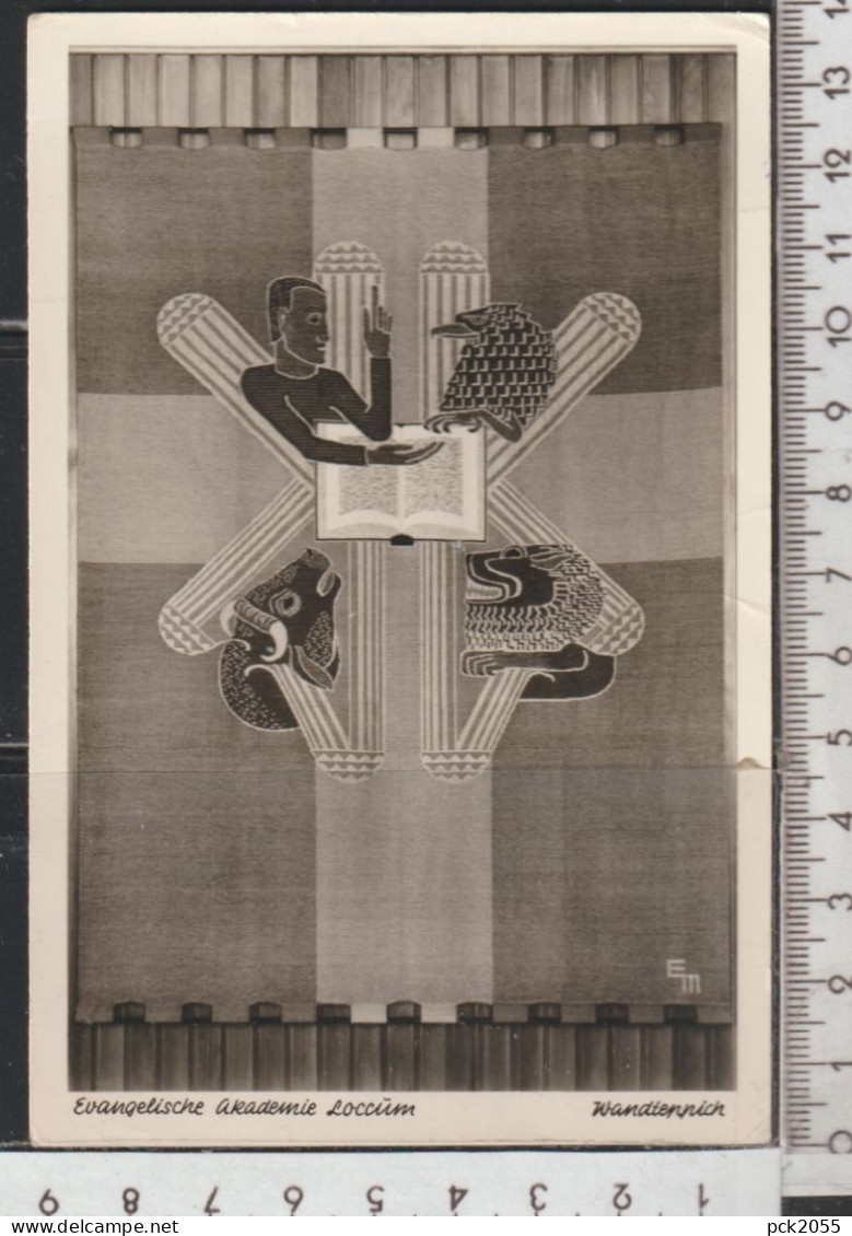 Loccum Evangelische Akademie - Wandteppich - Gelaufen 1957  ( AK4880) Günstige Versandkosten - Nienburg