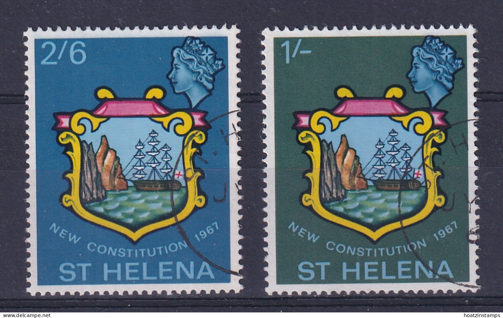 St Helena: 1967   New Constitution     Used - Sint-Helena