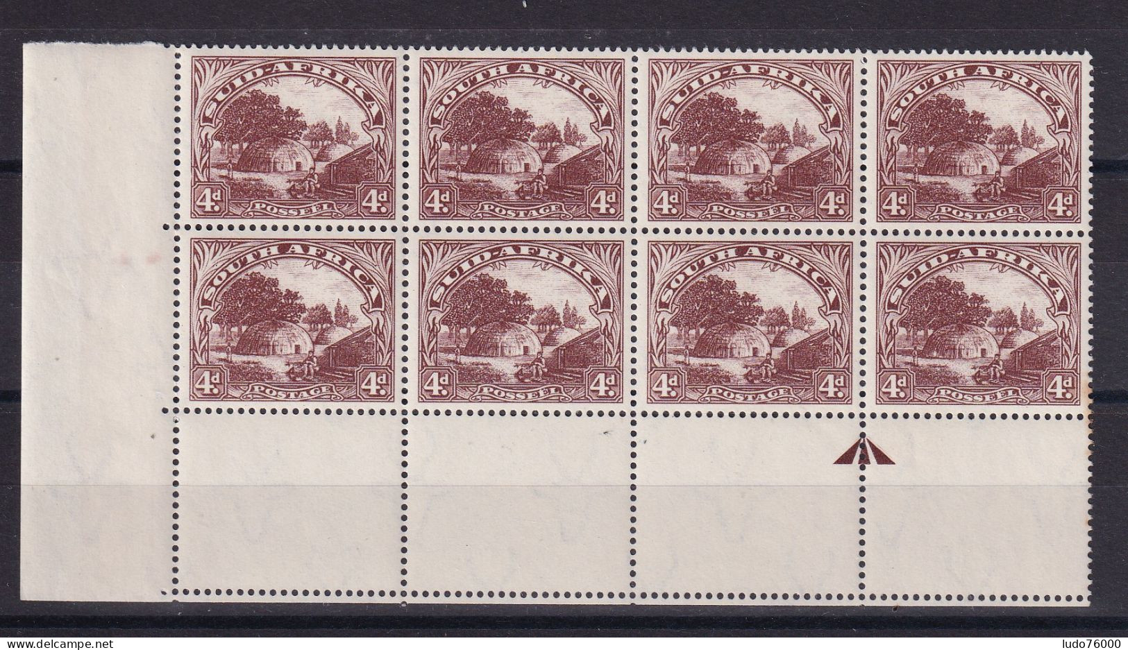 D 783 / AFRIQUE DU SUD / N° 191/192 BLOC DE 8 NEUF** - Unused Stamps