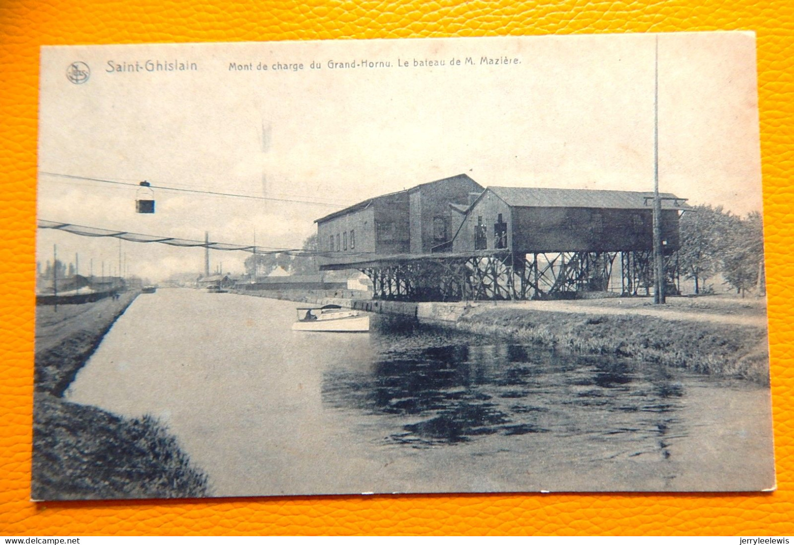 SAINT-GHISLAIN  -   Mont De Charge Du Grand Hornu - Le Bateau De M. Mazière - Saint-Ghislain