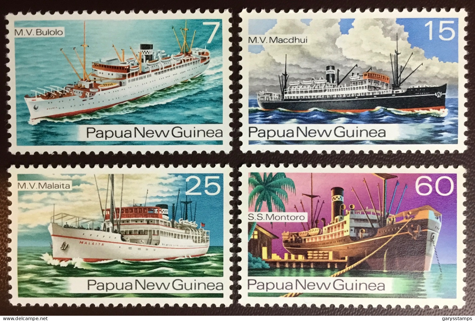 Papua New Guinea 1976 Ships MNH - Papua New Guinea