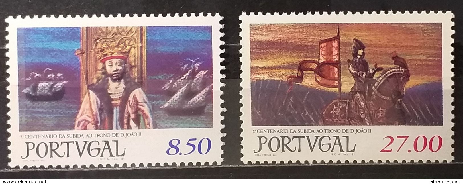 1981 - Portugal - 5th Centenary Of D. João II In The Throne Of Portugal - MNH - 2 Stamps - Neufs