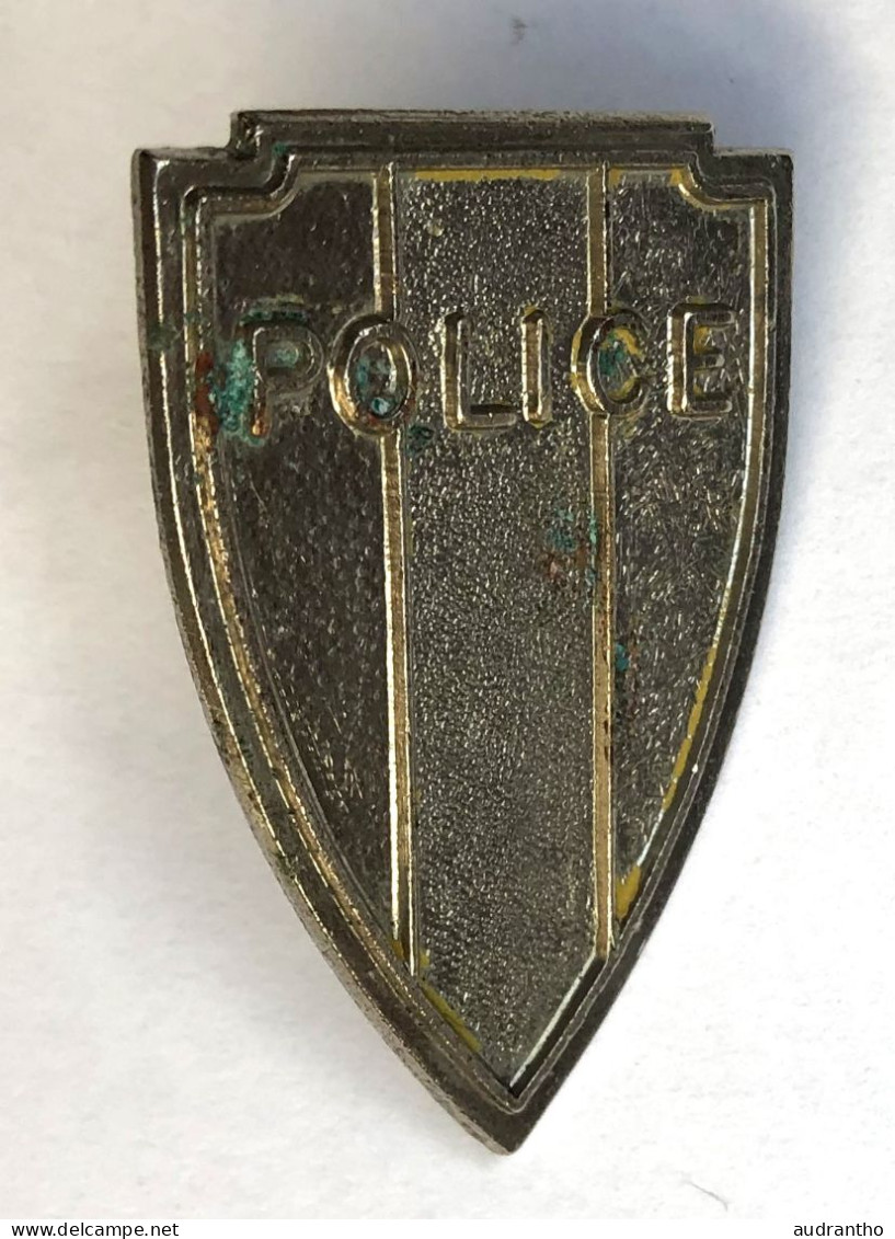 Insigne De Police Métal Fixation Par Vis - Polizei