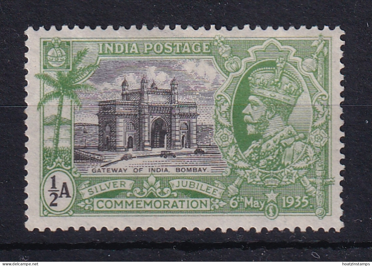 India: 1935   Silver Jubilee      SG240    ½a    MH  - 1911-35 King George V