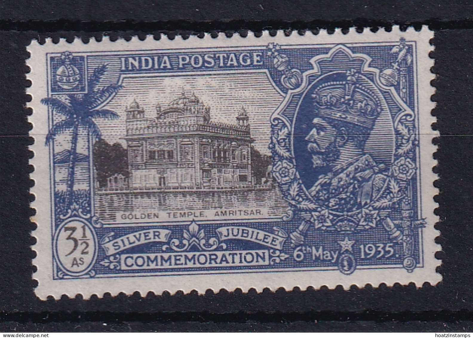 India: 1935   Silver Jubilee      SG245    3½a    MH - 1911-35 King George V