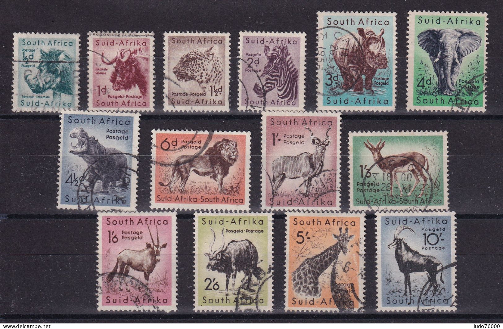 D 783 / AFRIQUE DU SUD / N° 201/214 OBL - Used Stamps