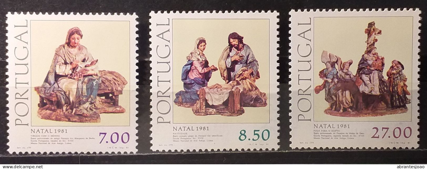 1981 - Portugal - Christmas - MNH - 3 Stamps - Neufs