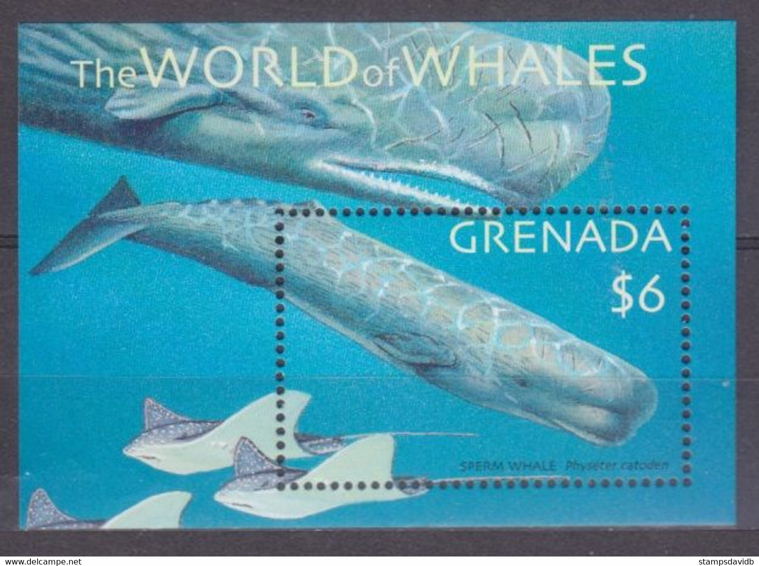 2001	Grenada	4789/B655	Marine Fauna / Whales	6,50 € - Marine Life