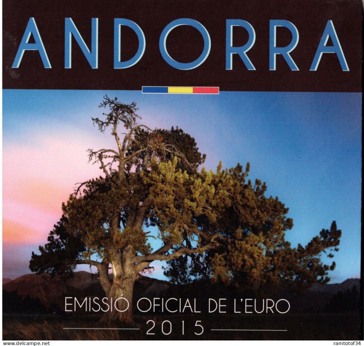 2015 ANDORRE - Coffret BU (8 Pièces) Série Monnaies Euro Andorra - Andorra