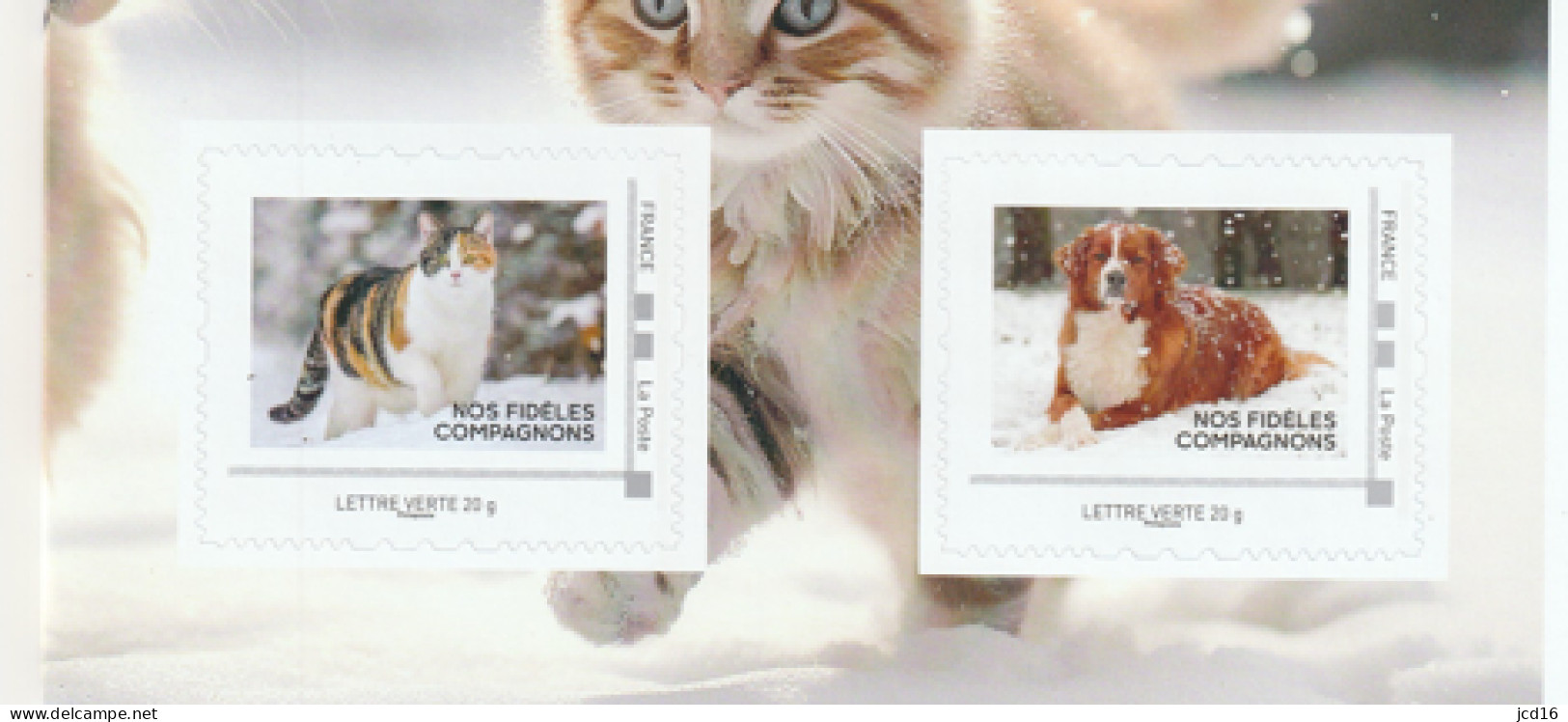 France Collector MONTIMBRAMOI NOS FIDELES COMPAGNONS Chien & Chat  Neuf ** - Collectors