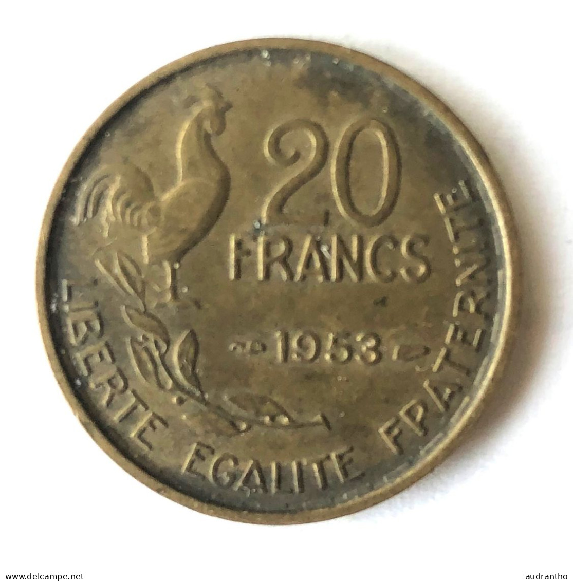 Pièce De 20 Francs De 1953 République Française - Verzamelingen