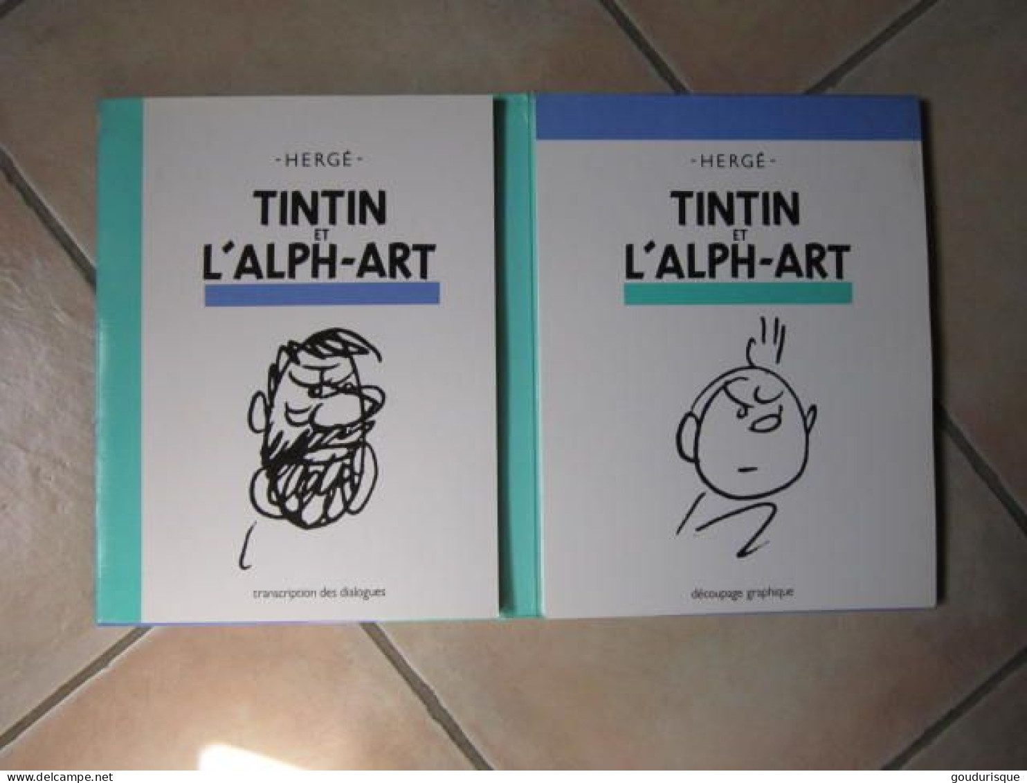 EO TINTIN L'ALPHA-ART  HERGE - Tintin