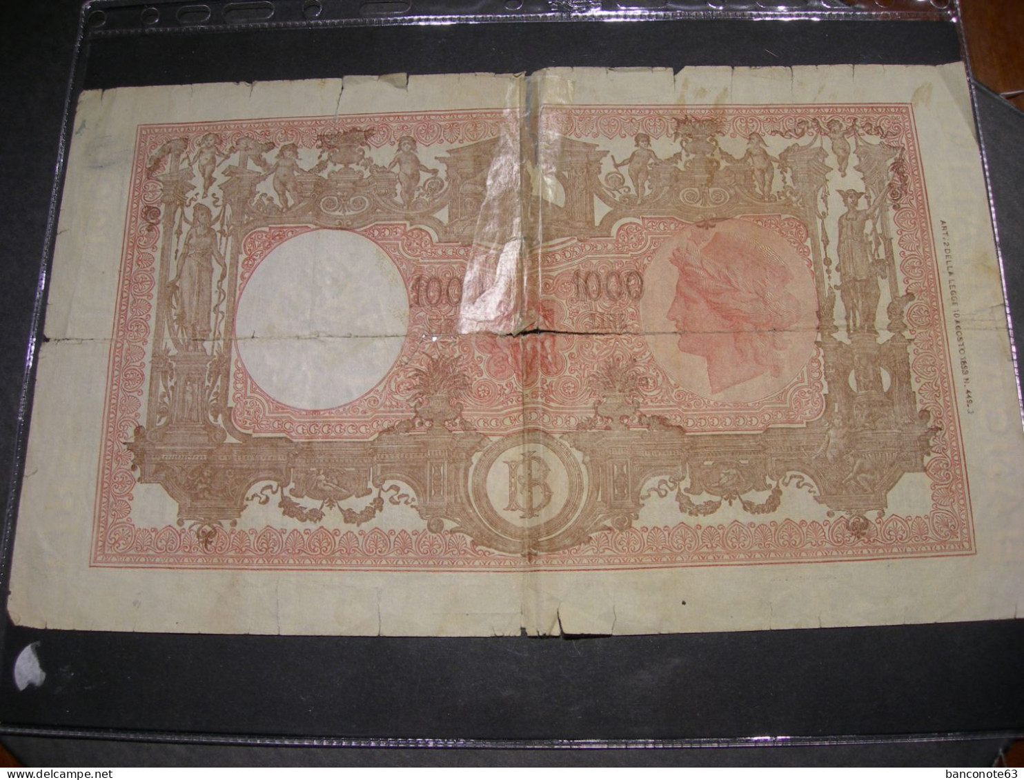 Italia 1000 Lire 12/07/1947 - 1000 Liras