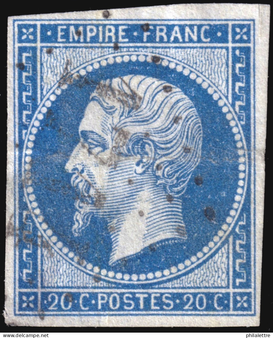 FRANCE - Obl. Losange Gros Chiffres 1714 De "GRENADE-SUR-L'ADOUR" (LANDES) Sur Yv.14B (type 2) - B (petits Défauts) - 1853-1860 Napoléon III.