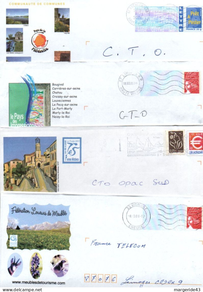 LOT DE 96 Prets A Poster REPIQUES - Lots & Kiloware (mixtures) - Max. 999 Stamps