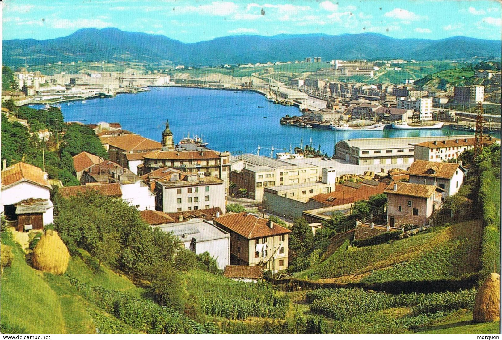 54613. Postal  RENTERIA (Guipuzcoa) 1969. Vista Poblacion De PASAJES - Storia Postale