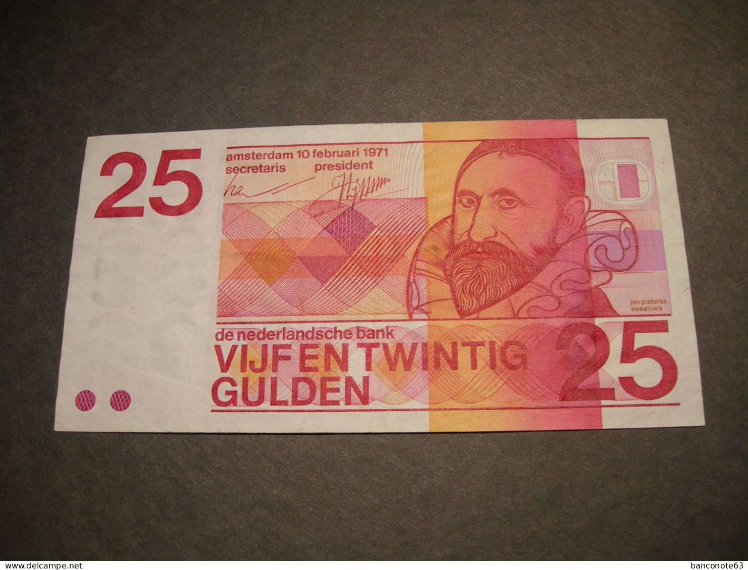 Nederland 25 Gulden 1971 - 25 Gulden