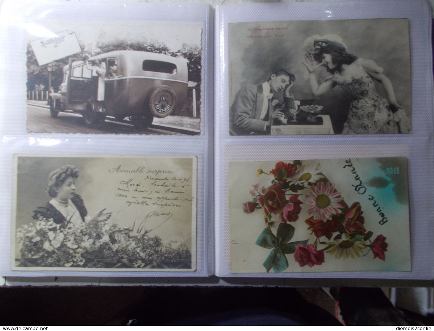 Album Lot 64 CPA Cartes Postales Fantaisies diverses - FRANCE envoi gratuit - (Album 1)