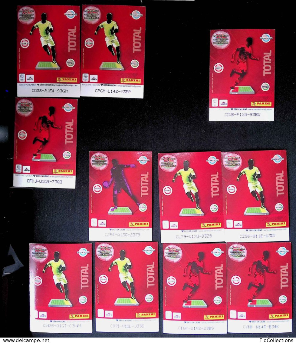 Trading Cards, Carte De Collection, Sports, Football, Panini, 2015-2016, LOT DE 11 TRADIND CARDS - Trading-Karten