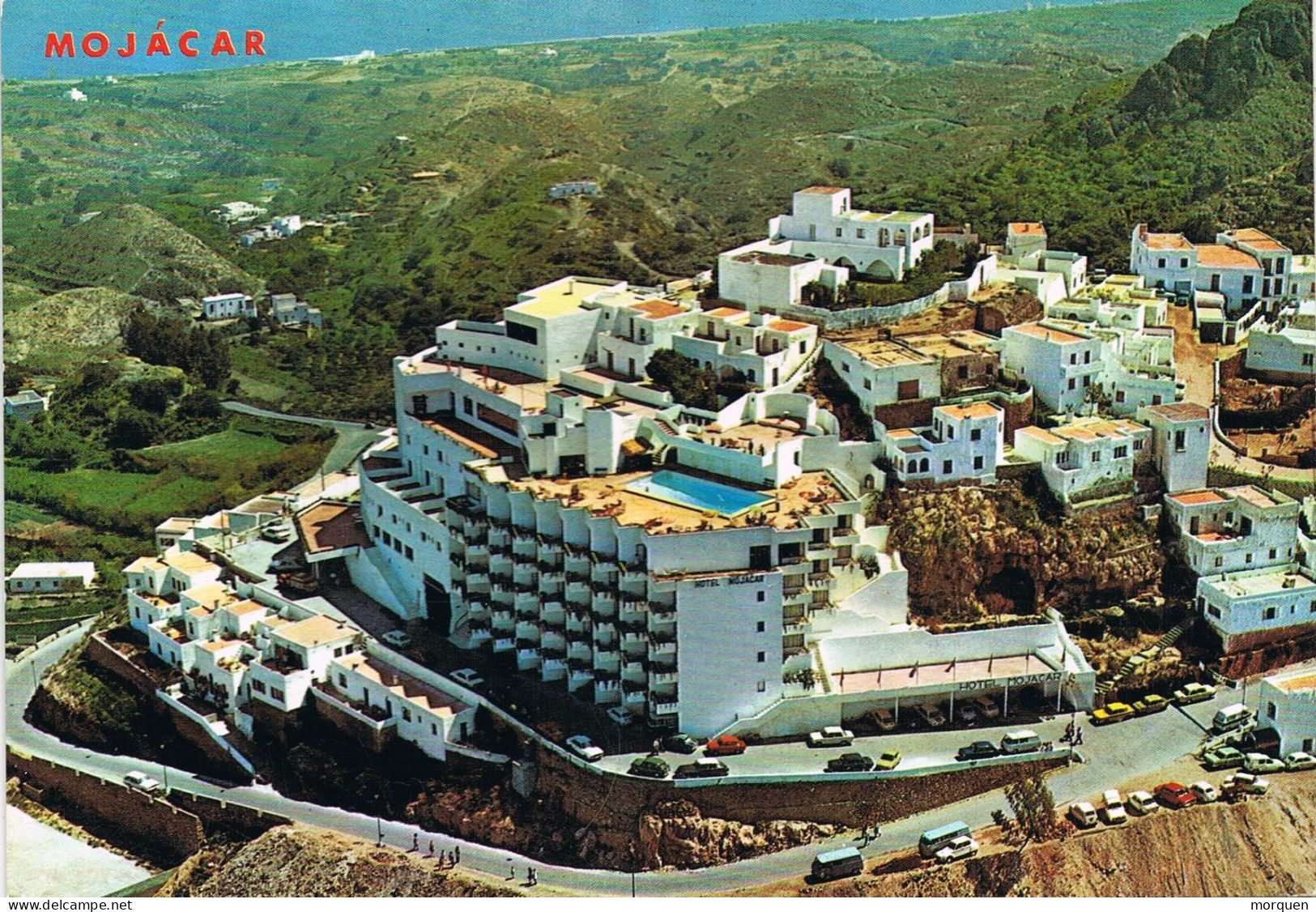 54614. Postal  GARRUCHA (Almeria) 1972. Vista Aerea De MOJACAR - Covers & Documents