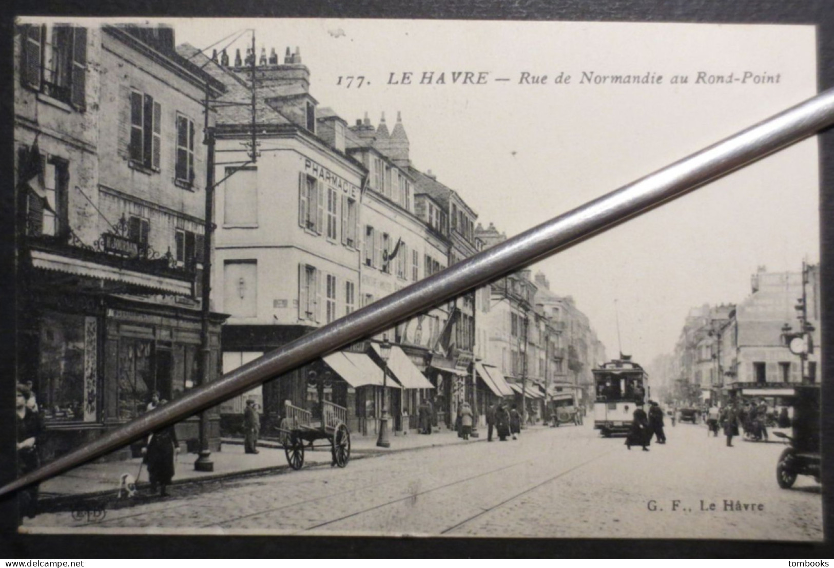 76 - Le Havre - CPA - Rue De Normandie Au Rond - Point N° 177 - E.L.D - G.F Le Havre - 1924 - TBE - - Graville