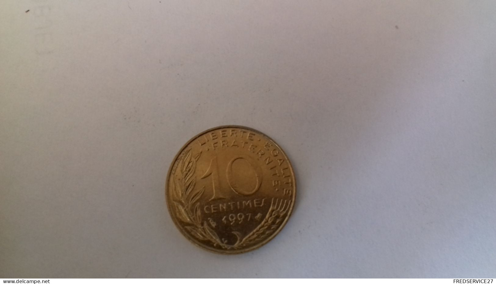 BS11/ 10 CENTIMES 1997 - 10 Centimes