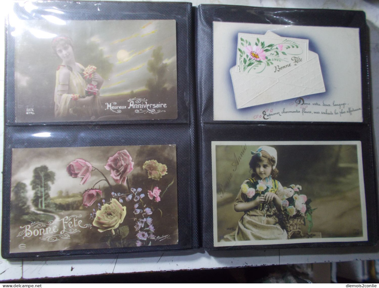 Album Lot 48 CPA Cartes Postales Fantaisies Diverses - FRANCE Envoi Gratuit - (Album 2) - Collections & Lots