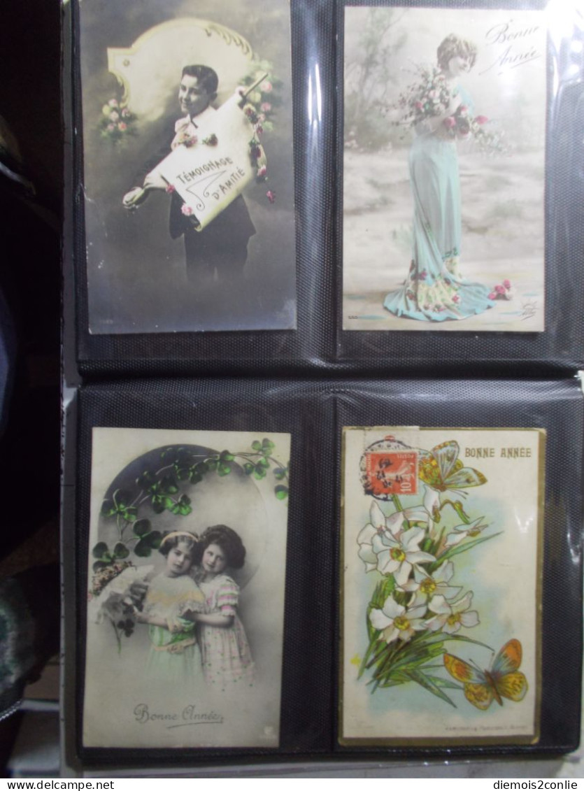 Album Lot 48 CPA Cartes Postales Fantaisies diverses - FRANCE envoi gratuit - (Album 2)