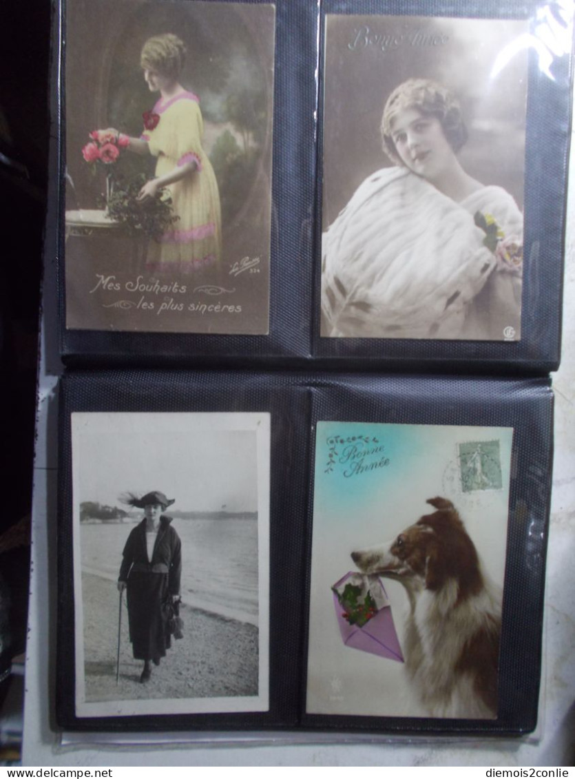 Album Lot 48 CPA Cartes Postales Fantaisies diverses - FRANCE envoi gratuit - (Album 2)