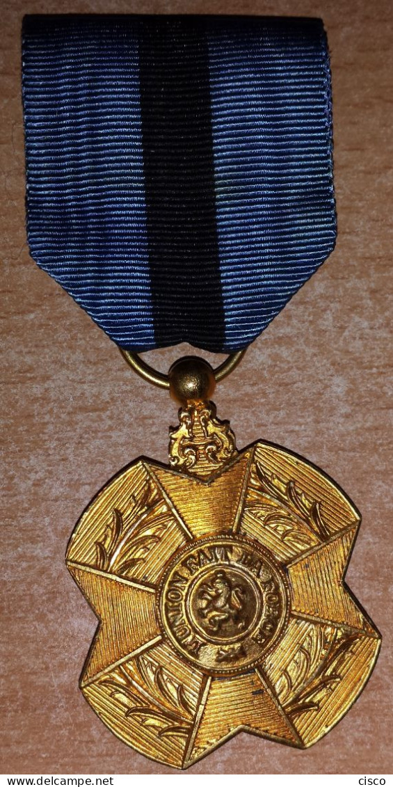 BELGIQUE CONGO BELGE - Ordre De Leopold II Médaille D'or Unilingue Français Avant 1951 - Belgique