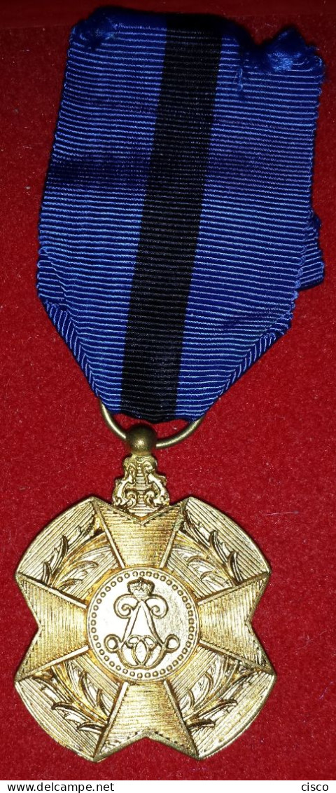 BELGIQUE CONGO BELGE - Ordre De Leopold II Médaille D'or Unilingue Français Avant 1951 - Belgien