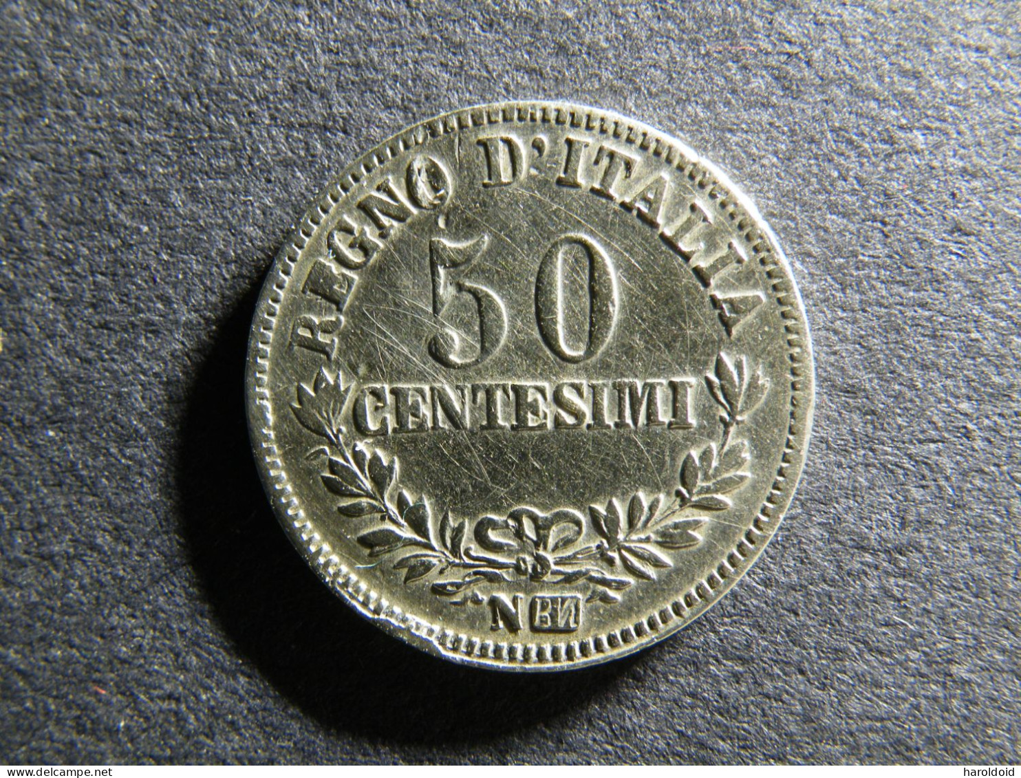 ITALIE - 50 CENTESIMI 1863 N - TTB/SUP - 1861-1878 : Vittoro Emanuele II