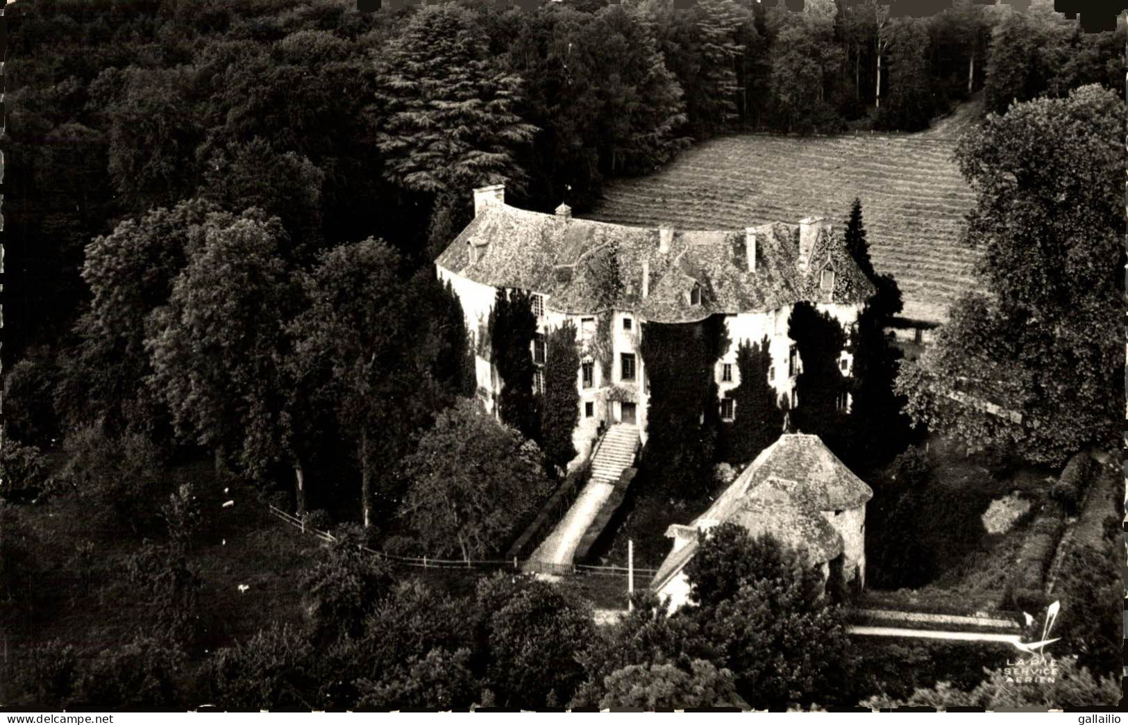 HARCOURT LE CHATEAU VUE AERIENNE - Harcourt