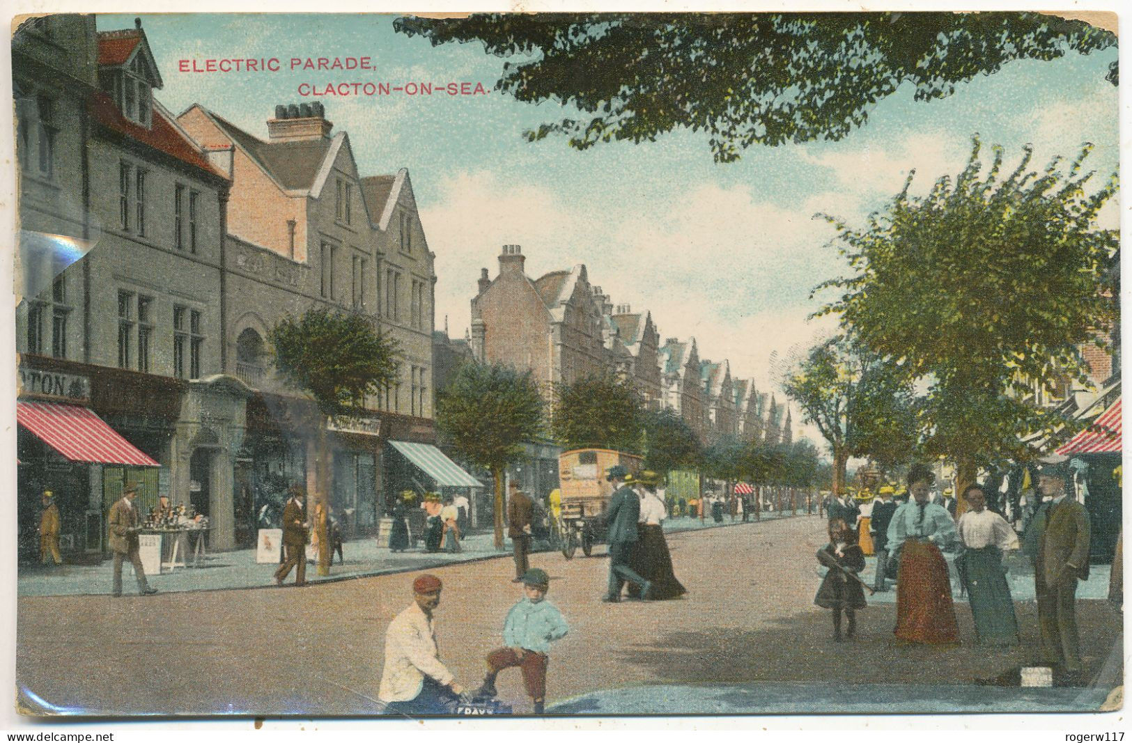 Electric Parade, Clacton-on-Sea, 1908 Postcard - Clacton On Sea