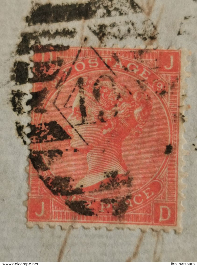 Belle Lettre De 1868 - Postmark Collection