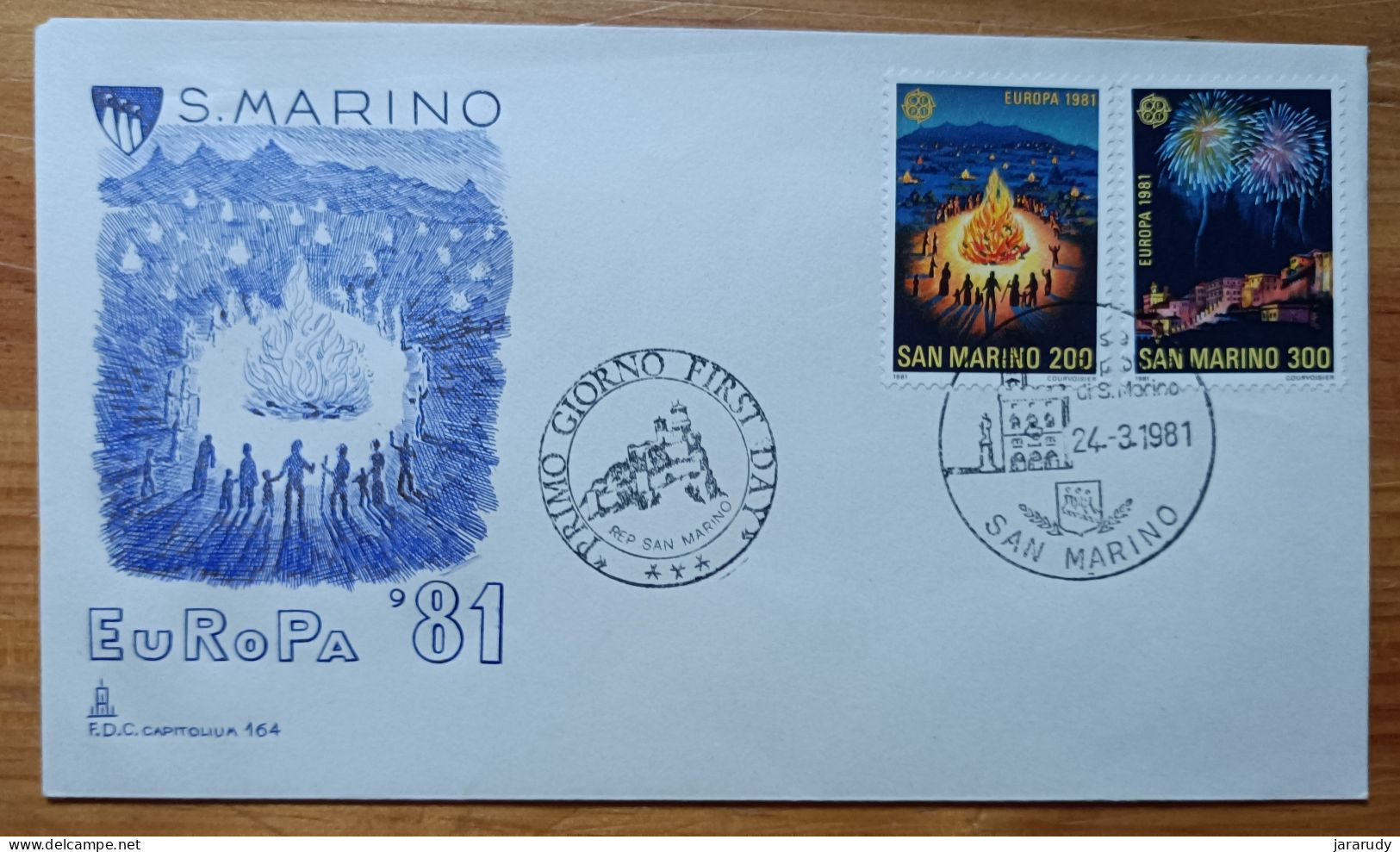 SAN MARINO EUROPA CEPT 1981 FDC/SPD MNH - FDC