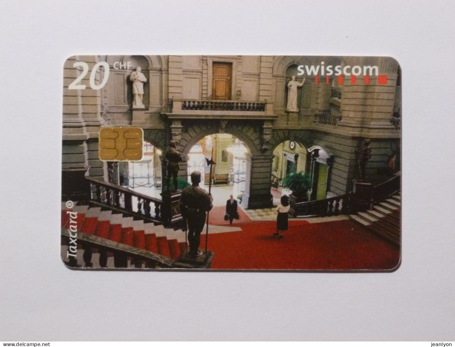 PALAIS FEDERAL - BERNE - Batiment / Statue / Escalier - Télécarte Suisse Swisscom - Paesaggi