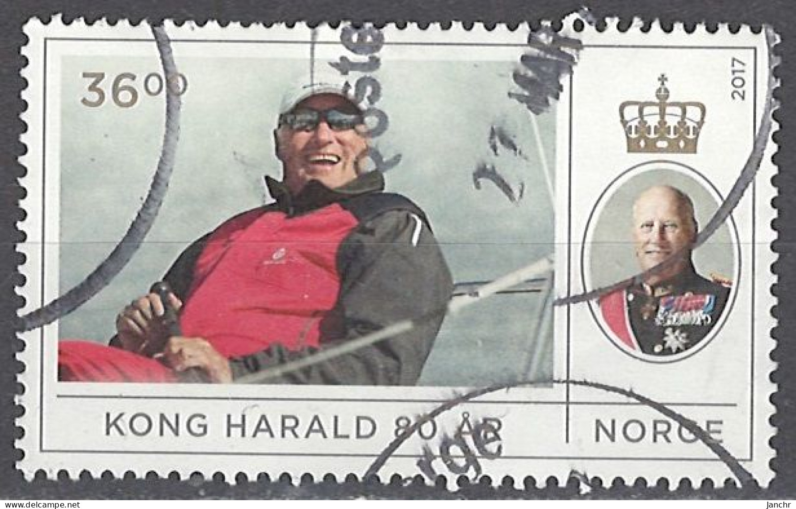 Norwegen Norway 2017. Mi.Nr. 1932, Used O - Oblitérés