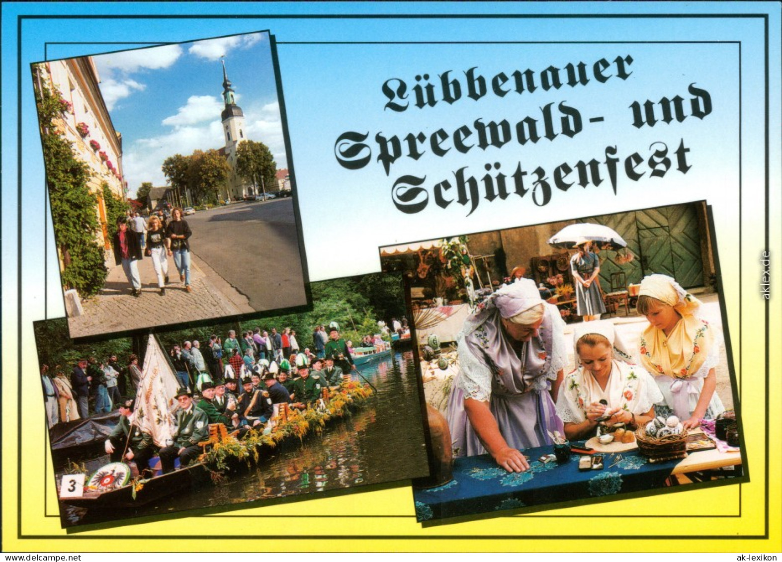 Ansichtskarte Lübbenau (Spreewald) Lubnjow Spreewald- Und Schützenfest 1995 - Luebbenau