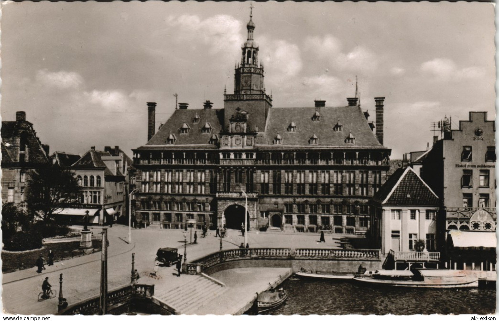 Ansichtskarte Emden Rathaus Mit Delft 1967 - Emden