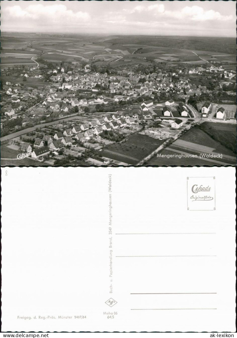 Mengeringhausen-Bad Arolsen Luftbild Überflug Blick Auf Wohnhaus Siedlung 1965 - Bad Arolsen