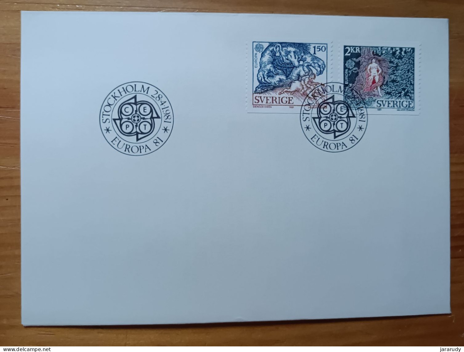 SUECIA EUROPA CEPT 1981 FDC/SPD MNH - FDC