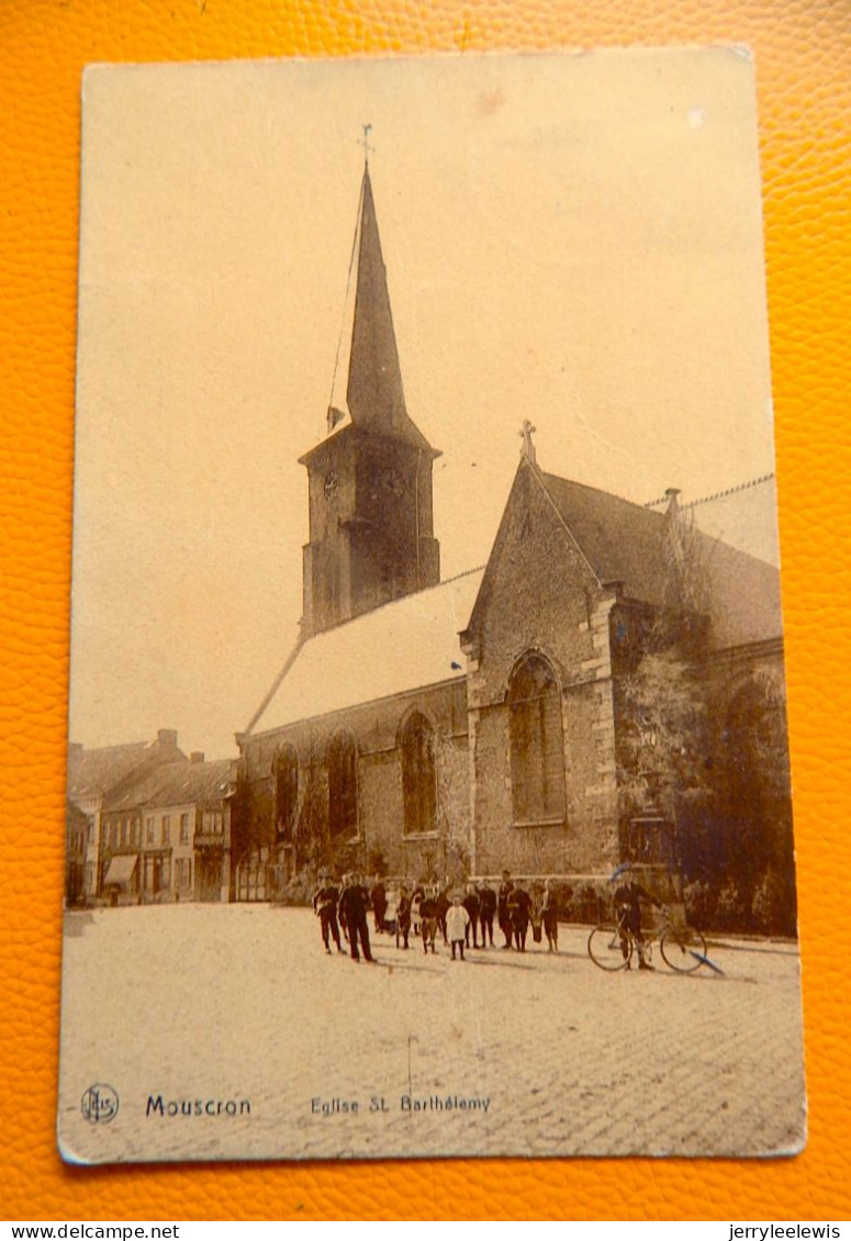 MOUSCRON  -   Eglise St Barthélémy  -  1921 - Moeskroen