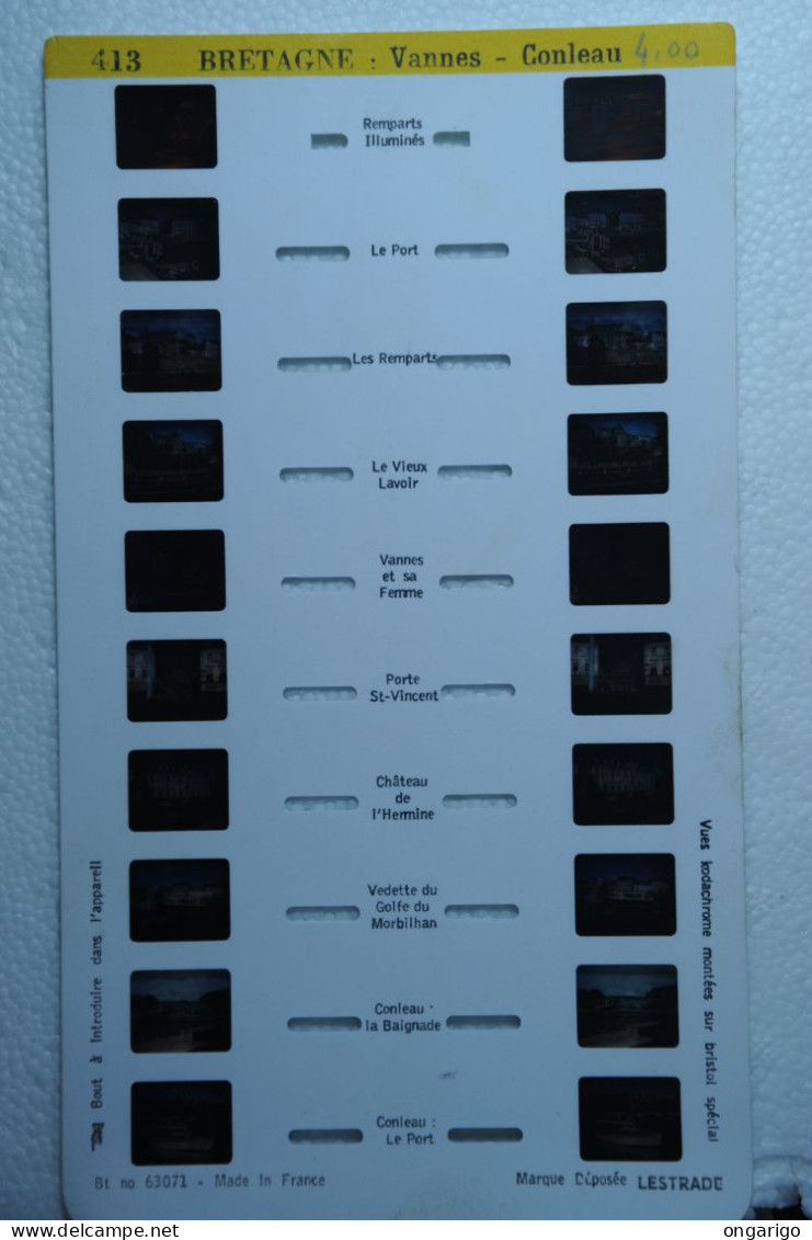LESTRADE :   413   BRETAGNE  :  VANNES - CONLEAU - Stereoskope - Stereobetrachter