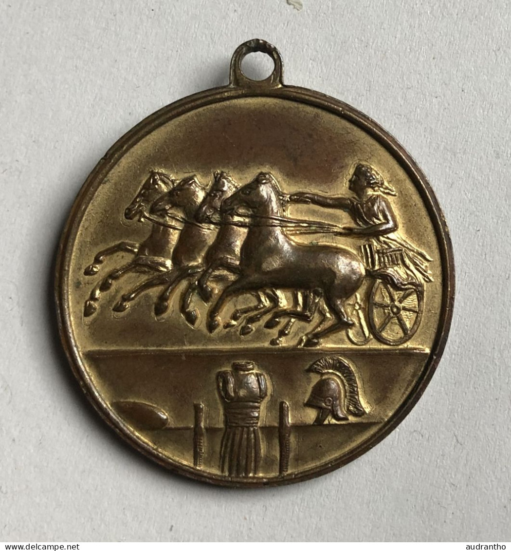 Grece Antique, Copie D'antique, Médaillon Imitation D'un Décadrachme De Sicile - Pendentifs